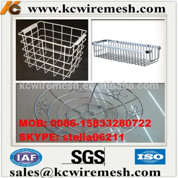 Manufacturer!!!!! KANGCHEN rustic rectangular shabby and chic metal wire storage basket