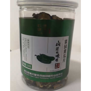 Deliciosa fatia de pepino seco