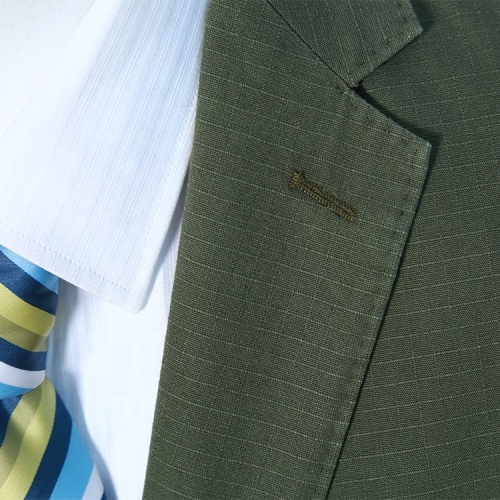 Premium Army Green Canvas Blazer for Business Professionals