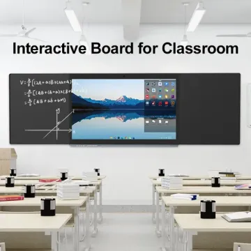 75/86 Inch LED LCD Dual System Touch Screen Smart Blackboard