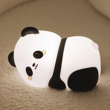 Panda Shape Silicone Rechargeable Cute Night Light Lamp