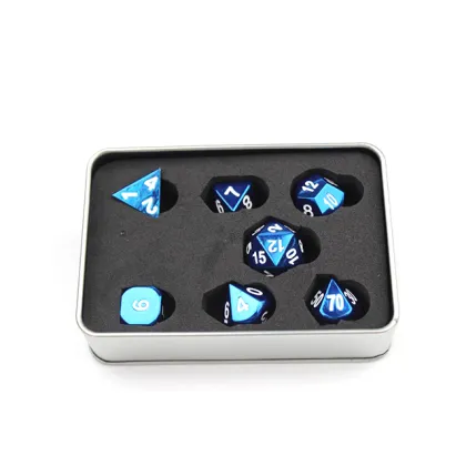 Custom 12-Sided Metal RPG Dice for Board Games
