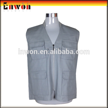 mens fashion multi pocket fishing vest