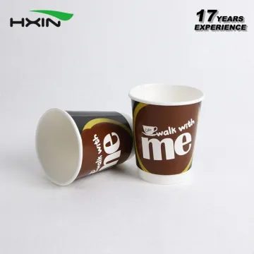 Disposable 8oz double wall paper cup