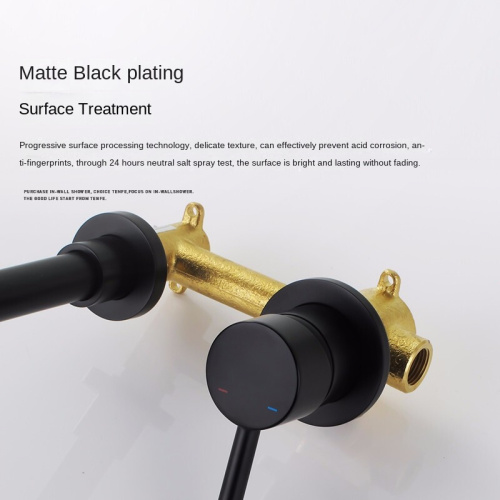 Wholesale high quality brass in-wall basin faucet