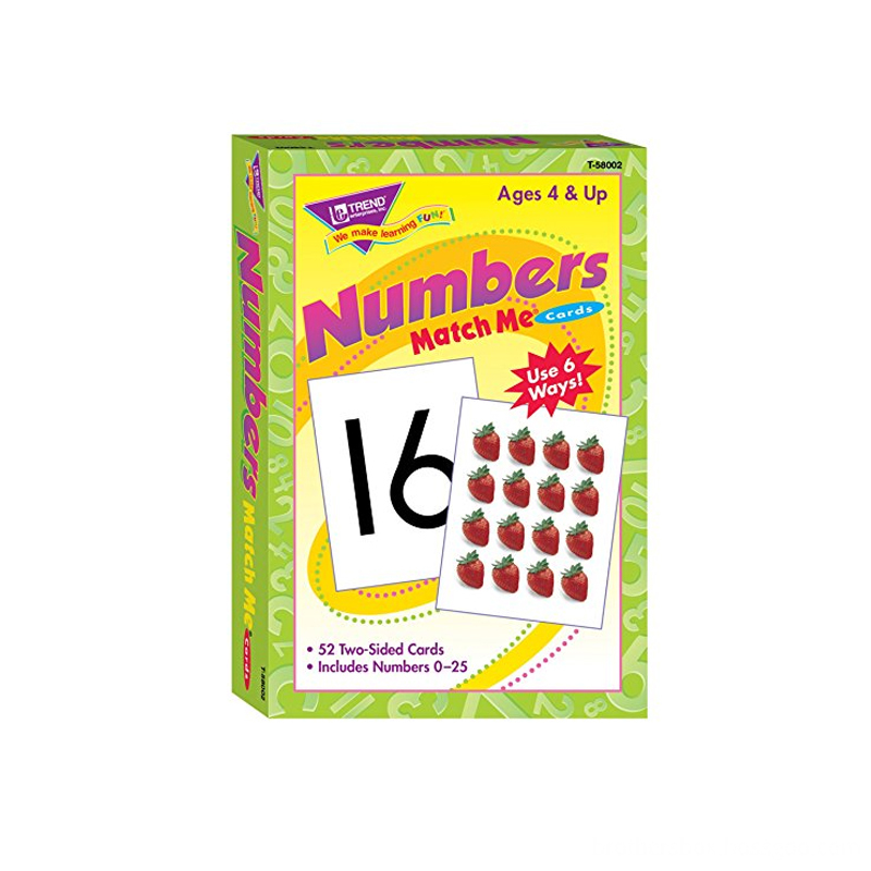 Kids Educational Math Numbers Match Cards