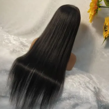 Top Quality Human Hair Lace Frontal Wigs For Black Women Preplucked Hairline Long Body wave Lace front Wigs for Black