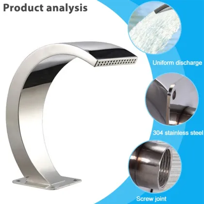 Bali Waterfall Stainless Steel Water Curtain