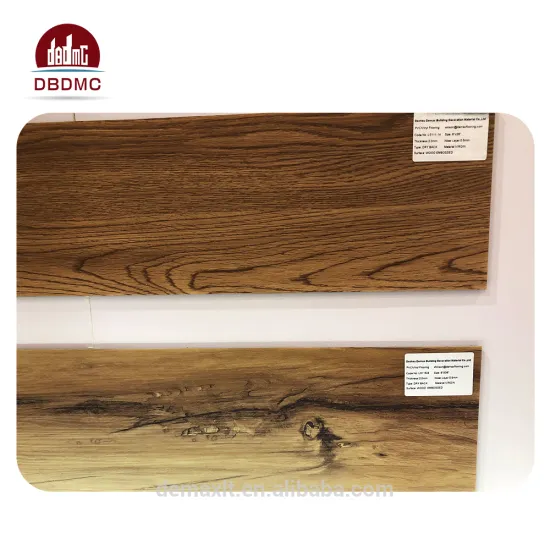 Waterproof Engineered Vinyl Plank Click System Flooring Pvc Tile