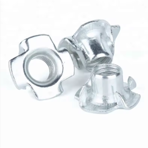 Tees tipo T com porcas de garra de 4 garfos