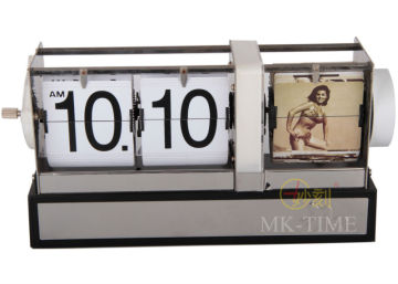 Mktime Beauty Flip Desk Clock in guangzhou unique desk clock.