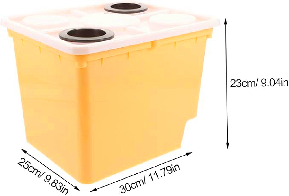 Square Pp Plastic Planting Rack For Soilless Balcony Farming With Dutch ...