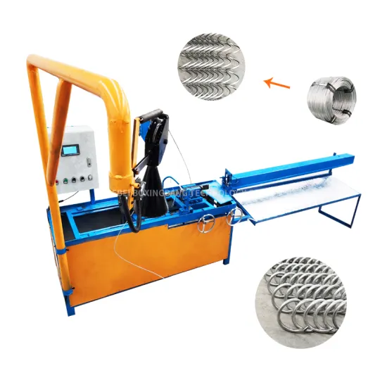 Semi-Automatic Double Wire Chain Link Fence Making Machine