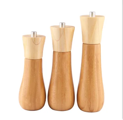 All kinds of Bamboo Salt and Pepper Mill