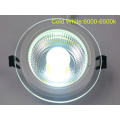 Cobertura embutida de vidro downlight