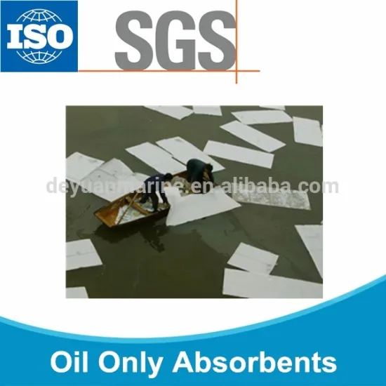 100% Polypropylene White Oil Spill Absorbent Mats for Lakes Use