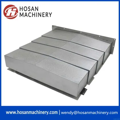 Stainless material  flexible accordion guide shield