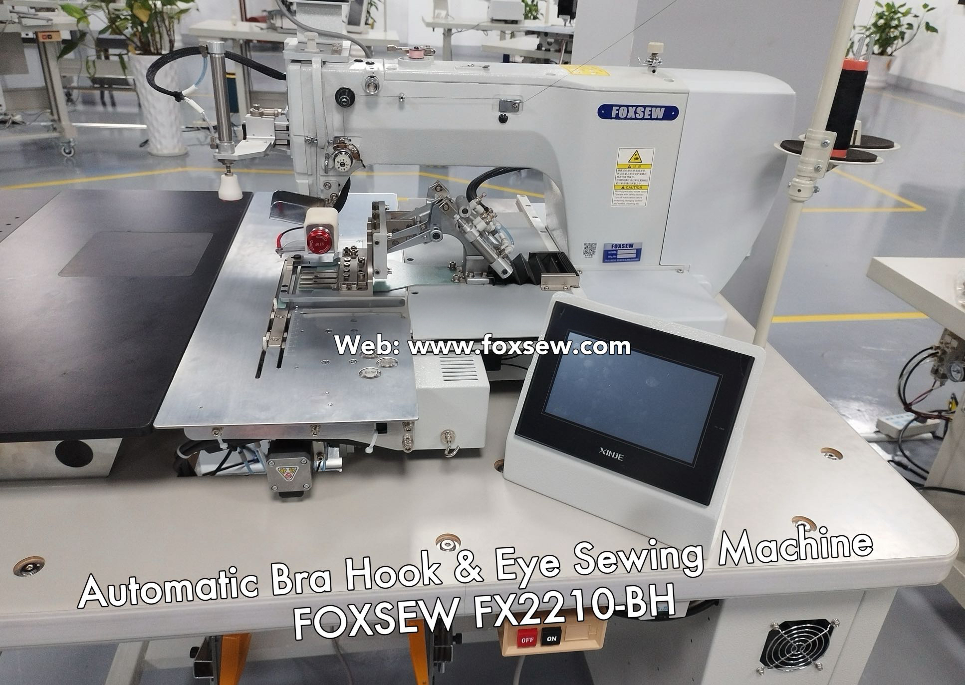 Automatic Bra Hook and Eye Sewing Machine FOXSEW FX2210-BH