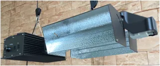 Indoor garden reflector/Open style garden reflector/dia casting bracket for nanolux style