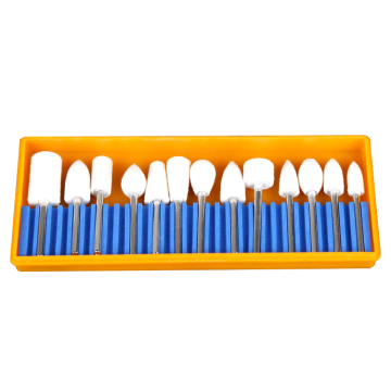 13-Piece Felt Point Polishing Bits with 1/8 Inch Shank for Dremel and Rotary Tools