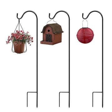 Custom Assembled Solid Rod Garden Shepherd Hooks for Wedding Flower Arrangements