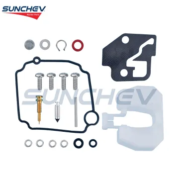 SUNCHEV Carburetor Repair Kit 66M-W0093-01-00 For Yamaha Outboard 9.9/15hp (4 Stroke)
