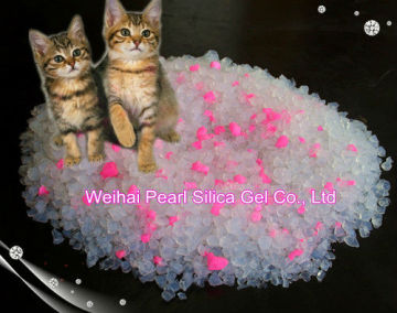 High adsorption, non-clumping silica gel crystal cat litter sand