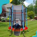 SkyBound 55 Inch trampoline with enclousure net red