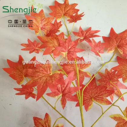 CHY070919 Garden decoration plastic maple leaf/leaf for maple tree making