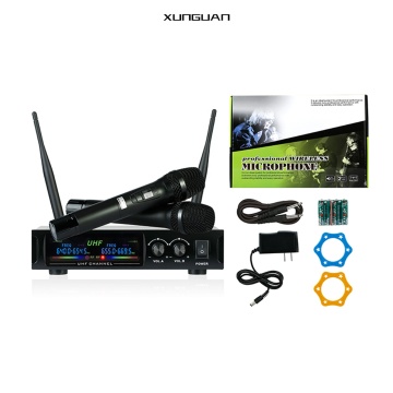 RIY-0208 Microfono wireless con pinza a mezza metallo di piccole dimensioni
