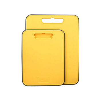 Plastic Cutting Board Set with Easy Grip Handle for Kitchen - Dishwasher Safe
