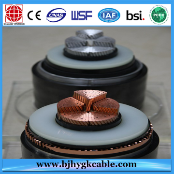 High Volt 66KV Aluminum Conductor XLPE Insulated Power Cable
