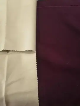 Cotton Spandex Double layer Poplin plain dyed fabric