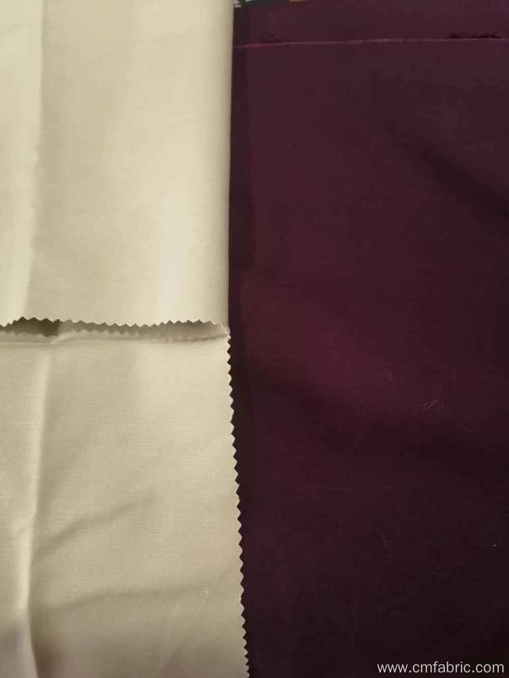 Cotton Spandex Double layer Poplin plain dyed fabric