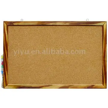 Bulletin Board with wooden frame