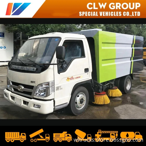 2ton 3tons Foton road sweeper mini street sweeper Truck Road Cleaning Washer Sweeping Equipment