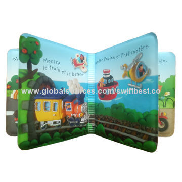 Children's EVA Soft Bath Book with Offset Printing