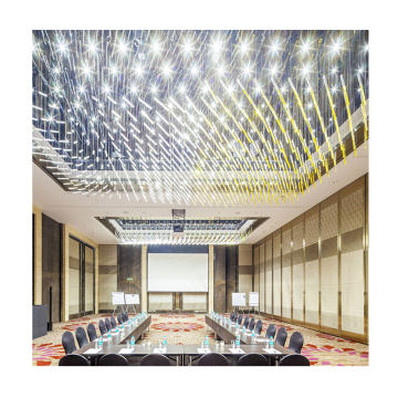 High Quality Handcrafted Art Glass Chandeliers with Dome for Conference Rooms