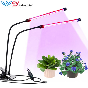 Flexible Clamp 2 Heads Grow Plant Growing LED