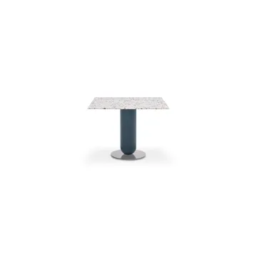 Durable artificial stone restaurant dining table