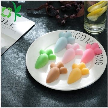 BPA Free Silicone Chocolate Carrot Shape Square Molds