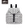 Geometric lingge backpack fashion hologram backpack leather