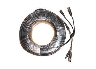 Coaxial CCTV Video Cable with NBC and DC Connector, Pre-mad