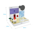 Hiển thị sản phẩm mỹ phẩm Apex đứng với màn hình LCD