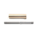 Tornillo de plomo TR8X1.5 con rosca trapezoidal