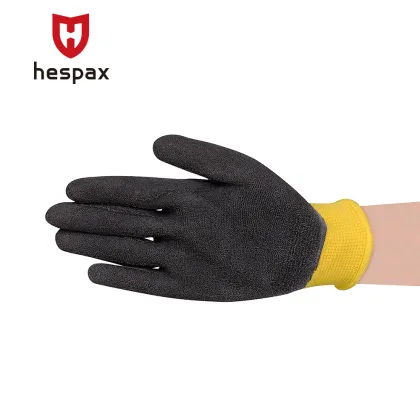 Hespax Child Rubber Latex Dipping Protective Hand Gloves