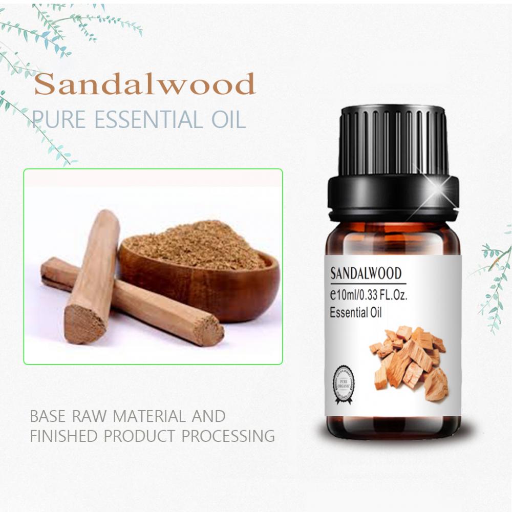 OEM ODM Logotipo personalizado 100% Pure Sandalwood Essential Oil