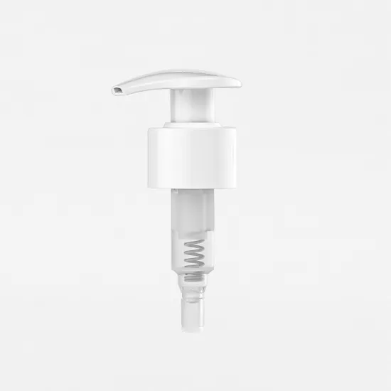 cosmetic packaging shower shampoo bottle 24/415 white switch lock uv coated lotion pump dispensers 28/410