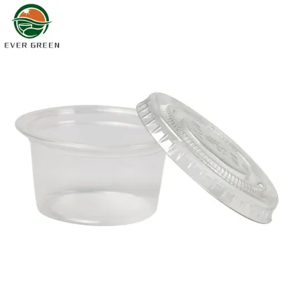 Disposable Food Sauce Cup Small Plastic Food Container