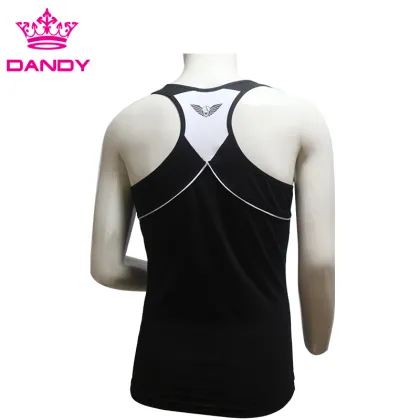 Custom mens Compression Fitness Tank Tops